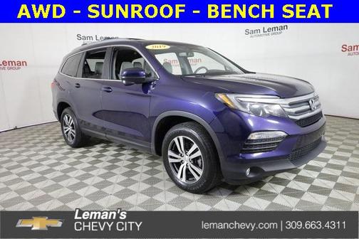 Steel Sapphire Metallic 2018 Honda Pilot EX-L