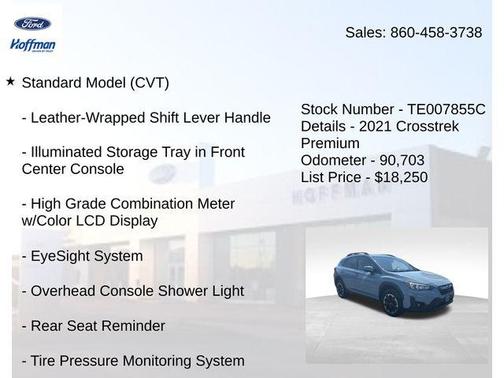 Cool Gray Khaki 2021 Subaru Crosstrek Premium