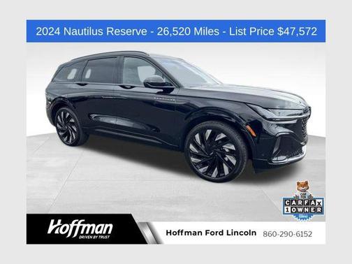 Infinite Black Metallic Clearcoat 2024 Lincoln Nautilus Reserve