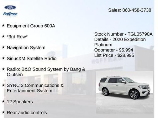 2020 Ford Expedition Platinum