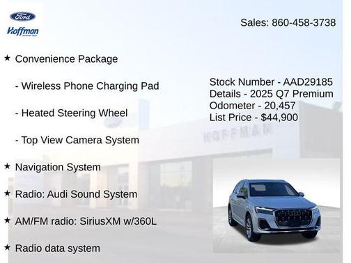 2025 Audi Q7 45 Premium