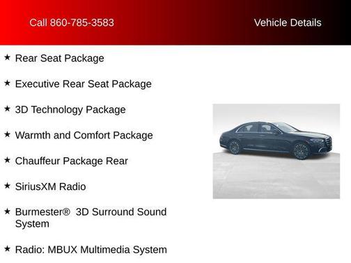 2022 Mercedes-Benz S-Class S 580 4MATIC