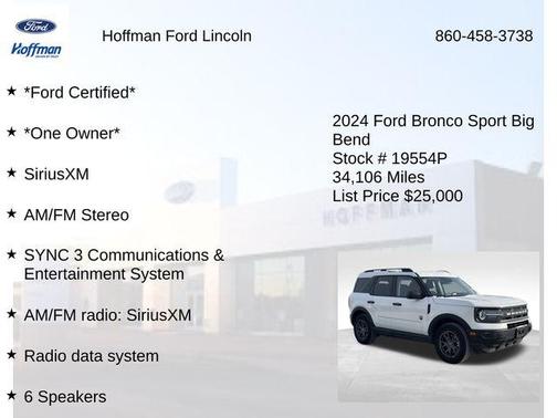 2024 Ford Bronco Sport Big Bend