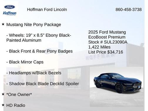 2025 Ford Mustang EcoBoost Premium