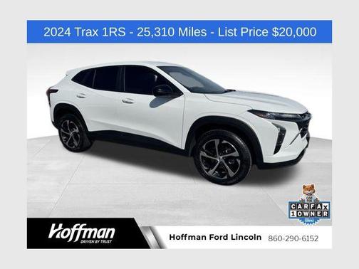 Summit White 2024 Chevrolet Trax FWD 1RS