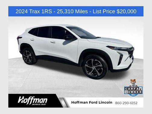 Summit White 2024 Chevrolet Trax FWD 1RS