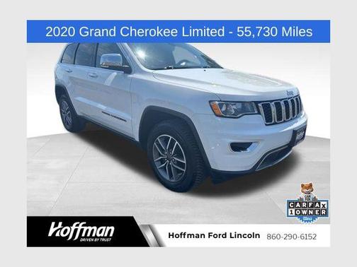 Bright White Clearcoat 2020 Jeep Grand Cherokee Limited