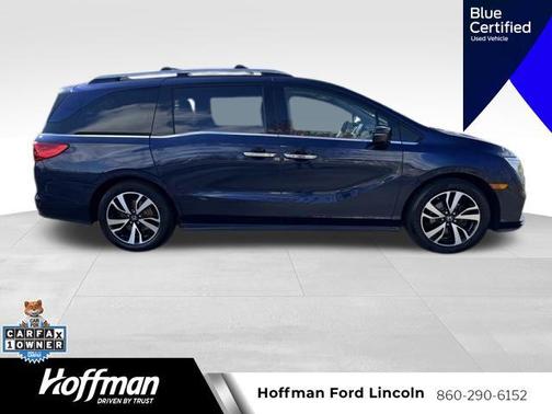 Obsidian Blue Pearl 2018 Honda Odyssey Elite
