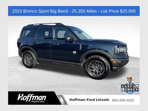 Alto Blue Metallic Tinted Clearcoat 2023 Ford Bronco Sport Big Bend