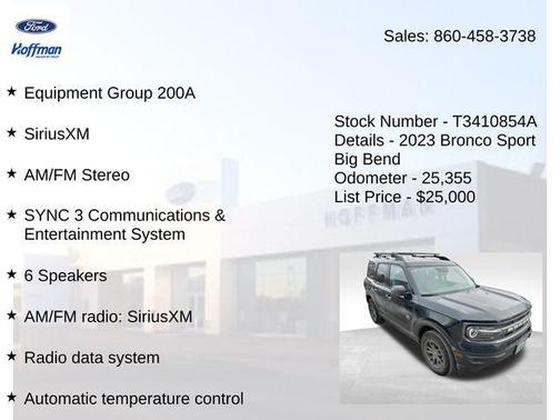 2023 Ford Bronco Sport Big Bend