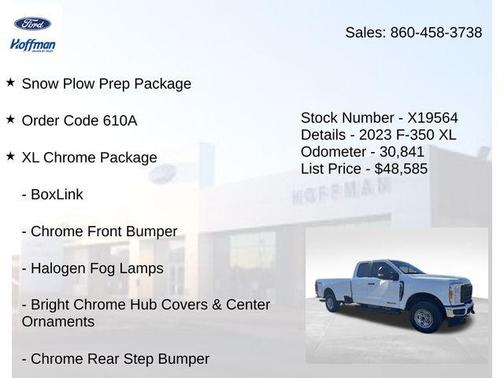 Oxford White 2023 Ford F-350 XL