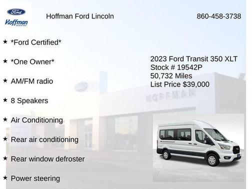 2023 Ford Transit-350 XLT