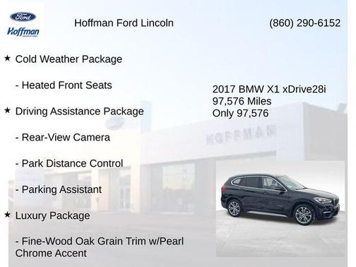 2017 BMW X1 xDrive 28i