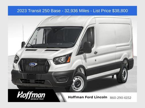 Oxford White 2023 Ford Transit-250 Base