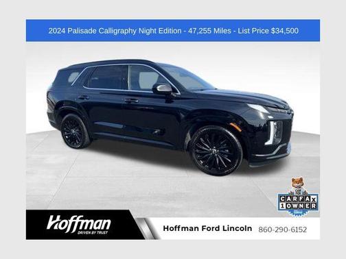 Abyss Black Pearl 2024 Hyundai PALISADE Calligraphy Night Edition