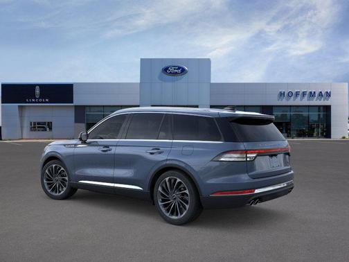 Whisper Blue Metallic Clearcoat 2026 Lincoln Aviator Reserve AWD