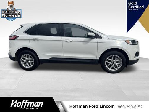 Star White Metallic Tri-Coat 2023 Ford Edge SEL