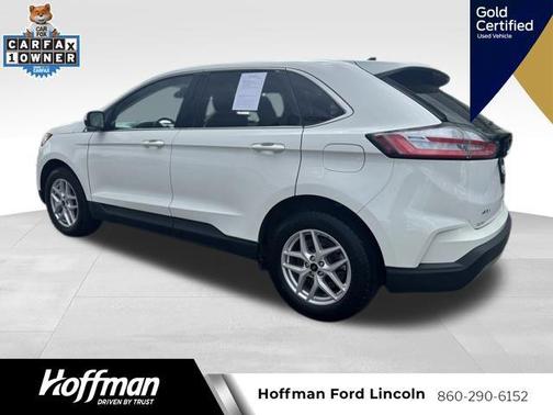Star White Metallic Tri-Coat 2023 Ford Edge SEL
