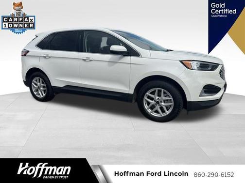 Star White Metallic Tri-Coat 2023 Ford Edge SEL