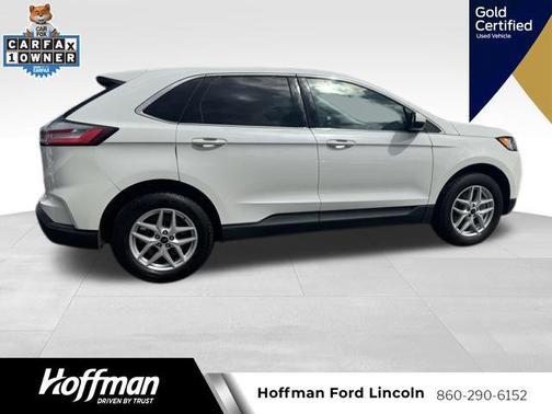 Star White Metallic Tri-Coat 2023 Ford Edge SEL