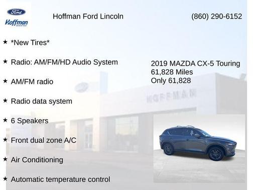 Machine Gray Metallic 2019 Mazda CX-5 Touring