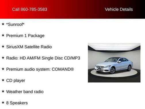 2016 Mercedes-Benz C-Class C 300 4MATIC