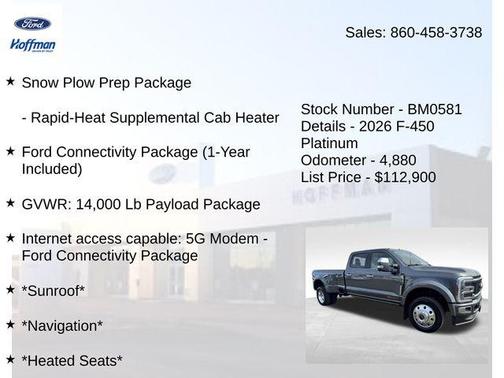 2026 Ford F-450 Platinum