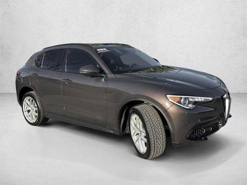 Basalto Brown Metallic 2018 Alfa Romeo Stelvio Ti Sport