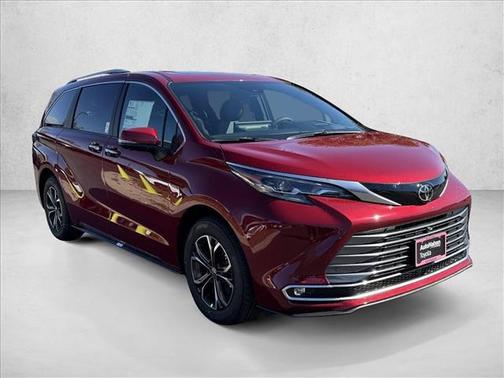Ruby Flare Pearl 2026 Toyota Sienna Platinum