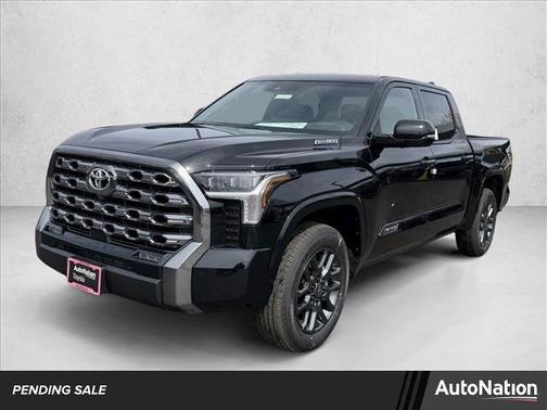 Midnight Black Metallic 2026 Toyota Tundra Hybrid Platinum