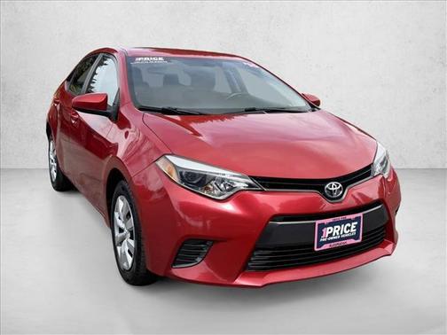 Barcelona Red Metallic 2016 Toyota Corolla LE