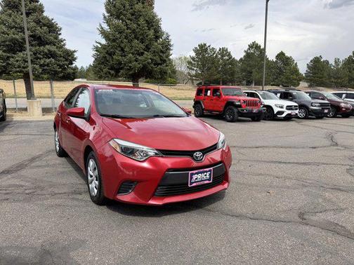 Barcelona Red Metallic 2016 Toyota Corolla LE
