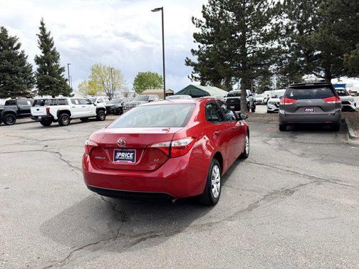 Barcelona Red Metallic 2016 Toyota Corolla LE