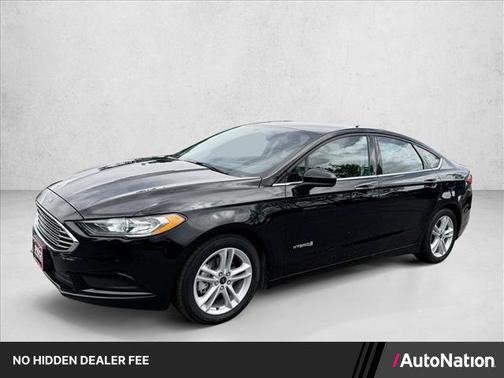 Shadow Black 2018 Ford Fusion Hybrid SE