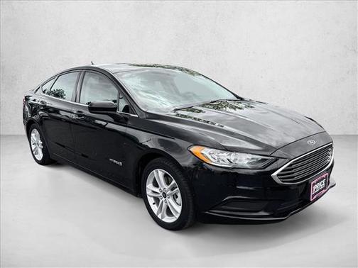 Shadow Black 2018 Ford Fusion Hybrid SE