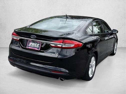 Shadow Black 2018 Ford Fusion Hybrid SE