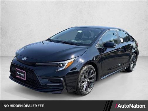 Midnight Black Metallic 2026 Toyota Corolla SE