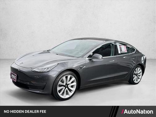 Silver/Gray 2018 Tesla Model 3 Long Range
