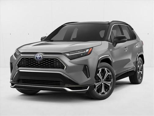 Silver Sky Metallic/Midnight Black Metallic 2024 Toyota RAV4 Prime XSE