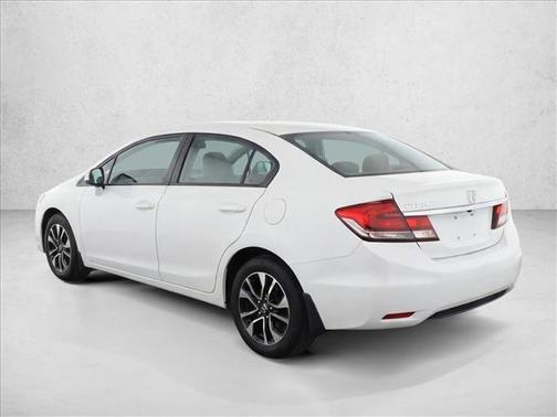 White Orchid Pearl 2013 Honda Civic EX-L