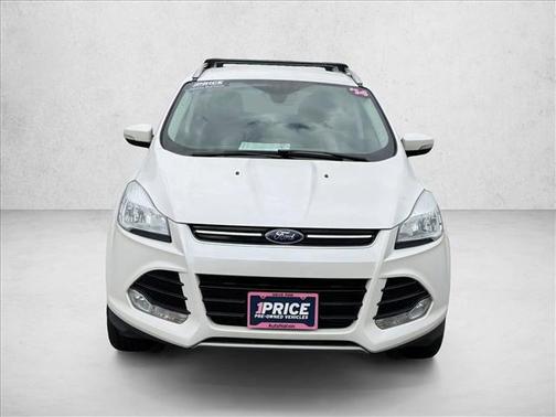 White Platinum Tricoat 2014 Ford Escape Titanium