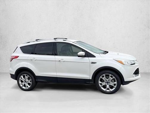 White Platinum Tricoat 2014 Ford Escape Titanium