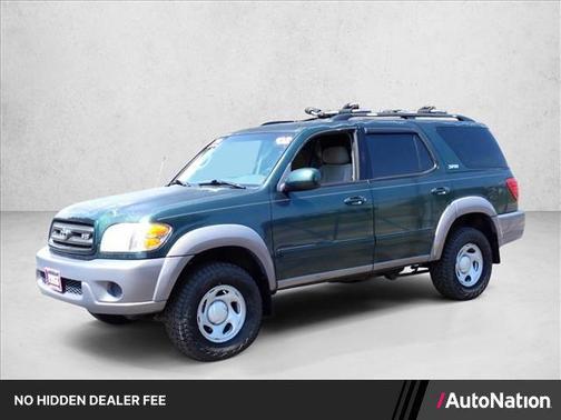 Imperial Jade Mica 2002 Toyota Sequoia SR5