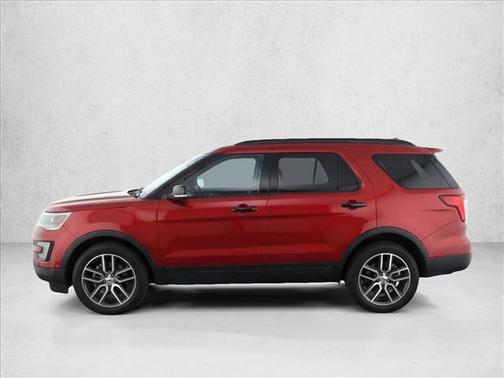 Ruby Red Metallic Tinted Clearcoat 2017 Ford Explorer sport