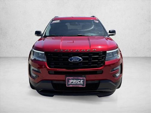 Ruby Red Metallic Tinted Clearcoat 2017 Ford Explorer sport
