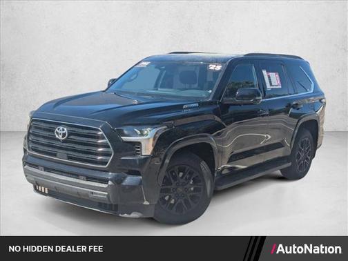 Midnight Black Metallic 2025 Toyota Sequoia SR5