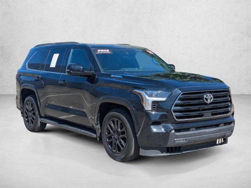 Midnight Black Metallic 2025 Toyota Sequoia SR5