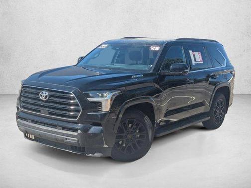 Midnight Black Metallic 2025 Toyota Sequoia SR5