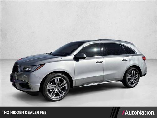 Lunar Silver Metallic 2018 Acura MDX 3.5L w/Advance & Entertainment Pkgs