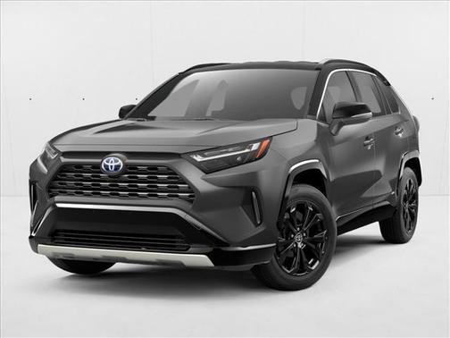Magnetic Gray Metallic/Midnight Black Metallic 2023 Toyota RAV4 Hybrid SE